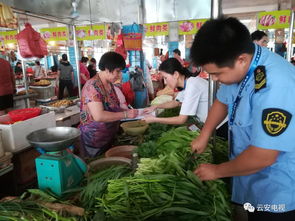 食得放心 云安兩個農貿市場委托第三方快檢,不合格農產品當場銷毀